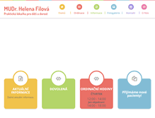Tablet Screenshot of helenafilova.cz
